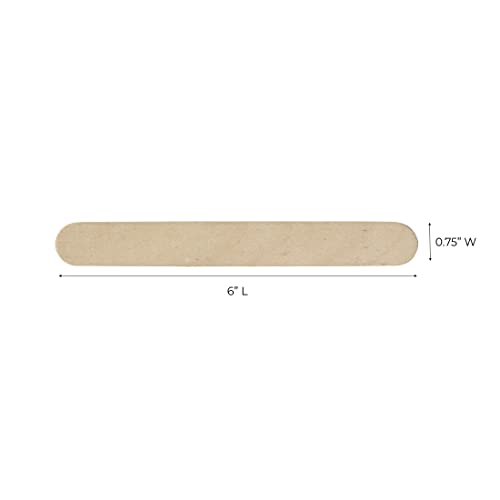 500 Pack Large Wood Waxing Applicators - Hair Removal & Spa Tools