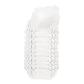 Mini Square Paper Cupcake Liners - White, 100pcs, Disposable Baking Cups for Desserts & Parties