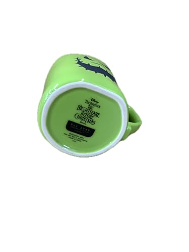 Rae Dunn Halloween Ceramic Coffee Mug - Oogie Boogie Bright Green Variation