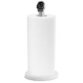 Homestia Black Skull Marble Paper Towel Holder with Adjustable Rod - Halloween Decor