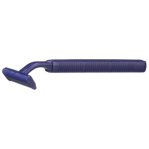 Disposable Razors Twin Blade 50 Count - Stainless Steel Blades, Blue Handle - McKesson