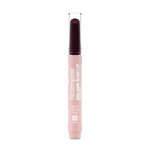 Neutrogena High Shine Glossy Lip in Black Dahlia 0.07 oz - Nourishing Lip Gloss & Balm