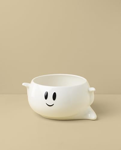 Halloween Ghost Candy Bowl - Porcelain Spooky Ghost Trick or Treat Decor - Lenox
