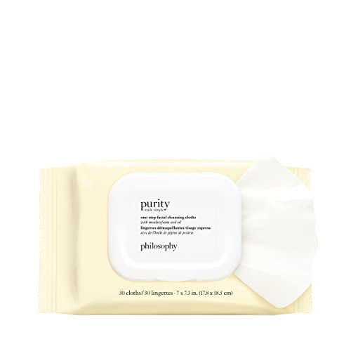 Facial Cleansing Cloths - Makeup Remover & Skin Cleaner, 30 Count