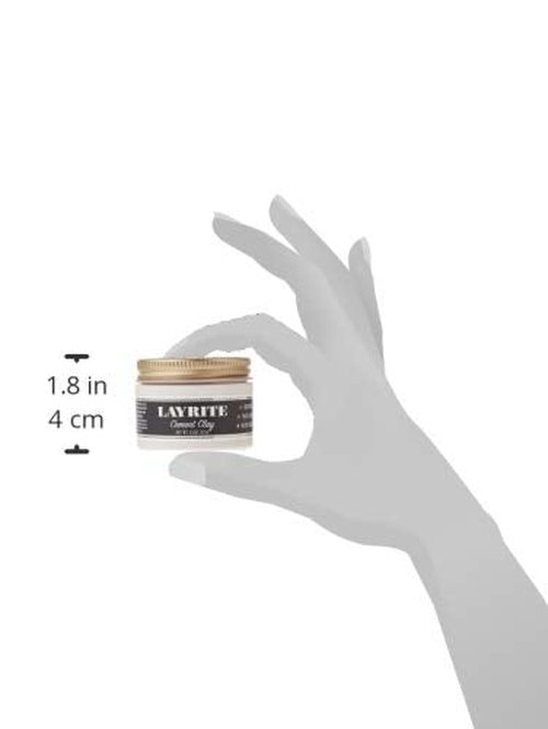 Layrite Deluxe Cement Hair Clay - Strong Hold & Matte Finish | 1.5 Ounce