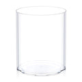 6x6 Inch Clear Flower Vase - Modern Cube Centerpiece for Home & Events - 1 Piece