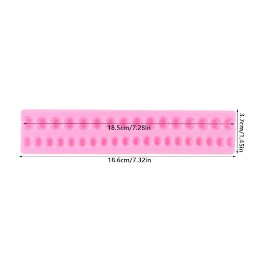 Pearl Chain Cake Border Mold Silicone Fondant Decorating Tool D Style