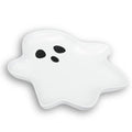 Halloween Ghost Ceramic Plate - Reusable 10.6x9.1 Inches for Desserts Snacks & Party Decor - Variation 1