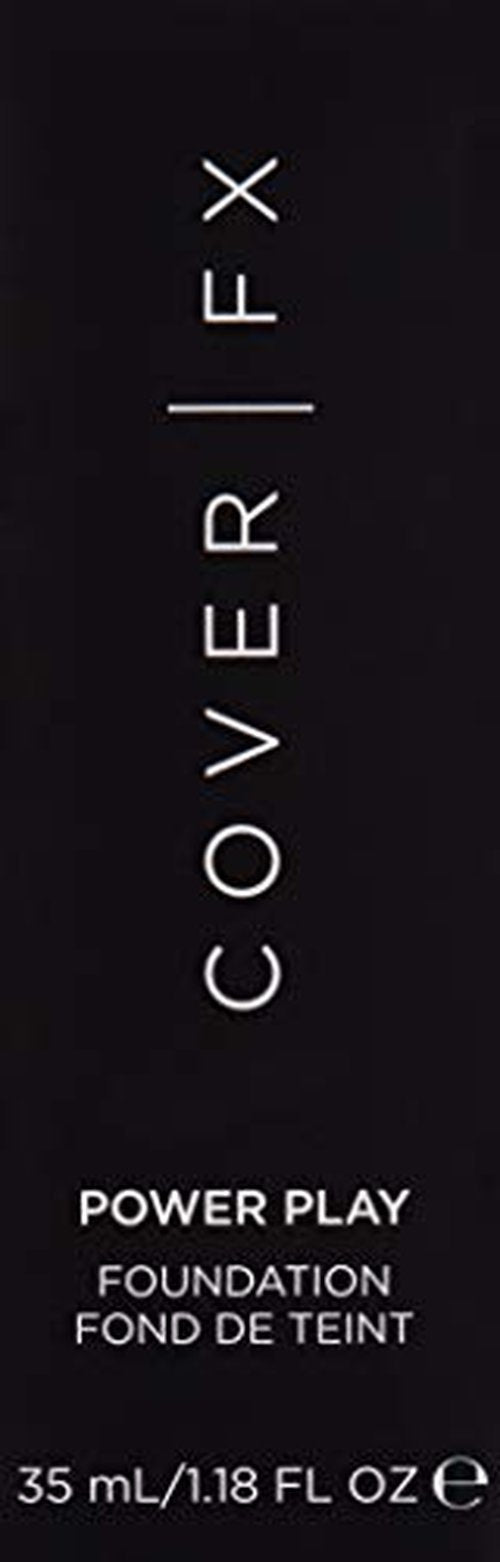 Cover FX Power Play Foundation: Full Coverage, Waterproof, Sweat-proof and Transfer-Proof Liquid Foundation For All Skin Types G100, 1.18 fl. oz.