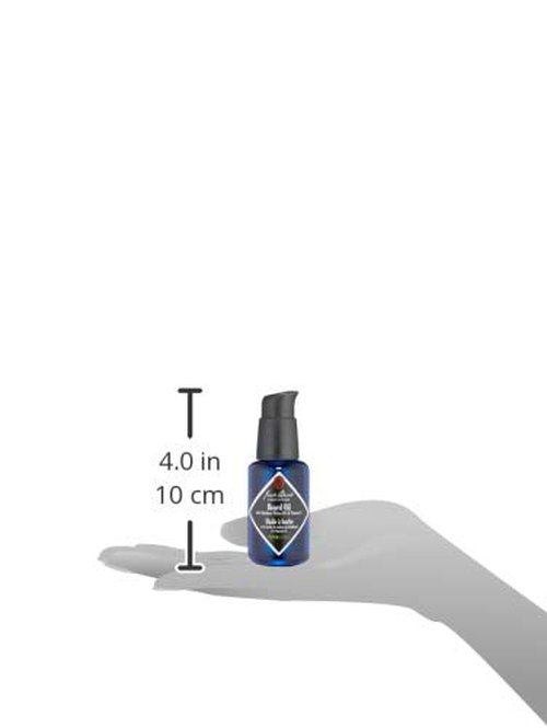 Jack Black Beard Oil for Men - Mens Beard Oil, Leave In Beard Conditioner for Men, Beard Softener for Men, Mens Beard Care Products, Mustache Oil, Mens Gifts, Beard Gifts for Men