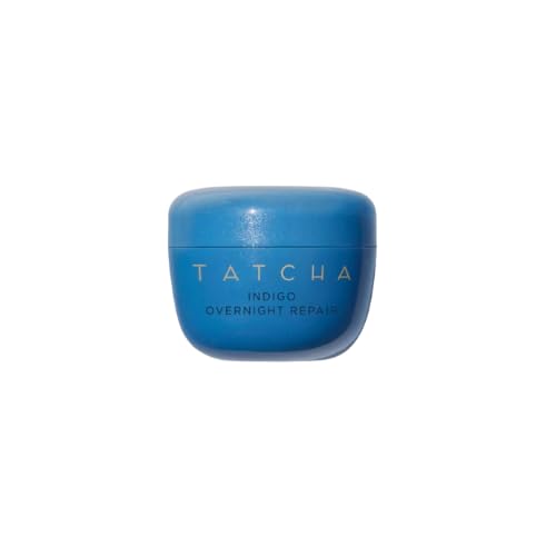 Tatcha Indigo Overnight Repair Cream - Travel-Sized Redness Reducing & Barrier Repairing Formula | 15 ml / 0.5 fl. oz.