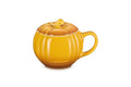 Le Creuset Stoneware Pumpkin Mug with Lid - Nectar, 14 oz Seasonal Drinkware