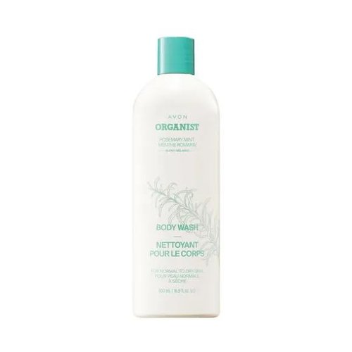 AVON Rosemary Mint Body Wash - Refreshing Herbal Cleanser for All Skin Types