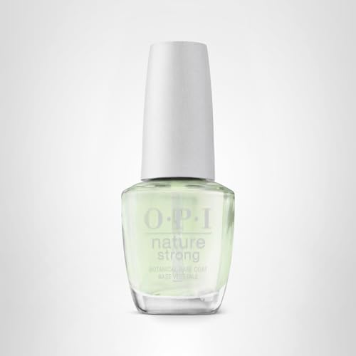 OPI Nature Strong Base Coat | Natural Origin, Vegan Nail Polish Base Coat | Infused with Botannicals & Prevents Discoloration