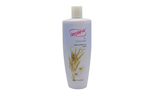 Depileve Oil Cleanser - Water-Soluble Cleansing and Treatment Oil Wax Residue When Removed After Hair Removal, 350 ml