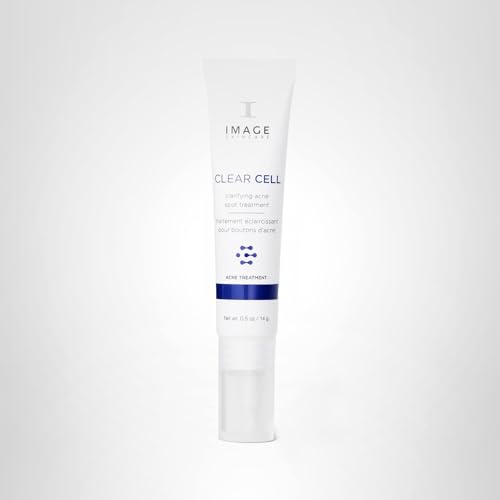 IMAGE Skincare, CLEAR CELL Clarifying Acne Spot Treatment, with Salicylic Acid, Targets Existing Acne Blemishes while Preventing New Blemishes from Forming, 0.5 oz