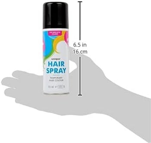 Neon Black Hair Spray - Easy-to-Use Temporary Color for Festivals & Parties | 4.5 fl. oz