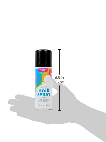 Black Neon Hair Spray - Temporary Hair Color for Festivals & Parties