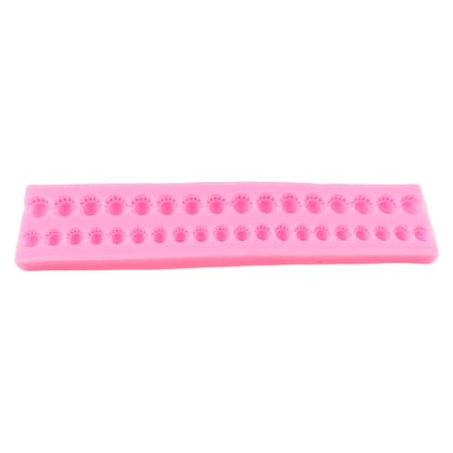 Pearl Chain Cake Border Mold Silicone Fondant Decorating Tool D Style
