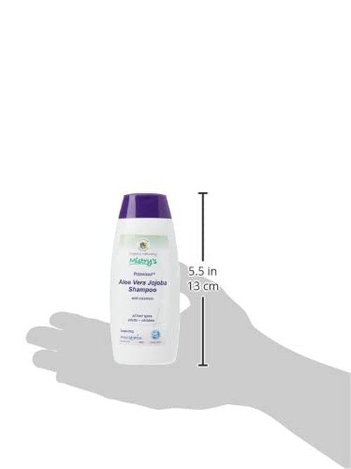 Mistrys Organic Naturally Aloe Vera Jojoba Shampoo with Rosemary 200ml by Aloe Vera Jojoba shampoo