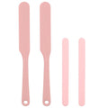 Non-Stick Silicone Waxing Spatulas Set - Reusable Hair Removal & Face Mask Applicators
