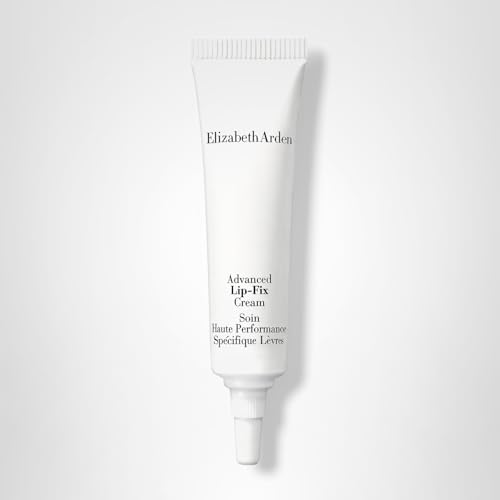 Elizabeth Arden Advanced Lip Fix Cream, Moisturizing Treatment, Minimizes Lipstick Bleeding and Feathering, Helps Soften the Appearance of Vertical Dry Lines, Fragrance-Free, 0.5 fl oz