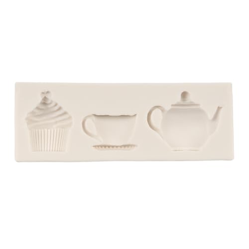 Silicone Cake Mold Set for Tea Party Decor - 3 Pcs Food-Grade Non-Stick