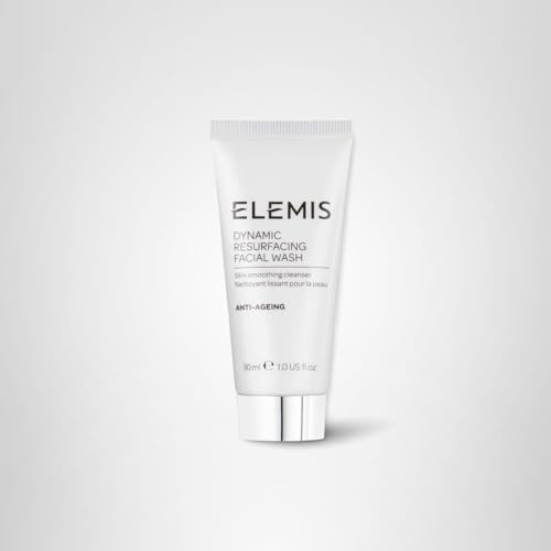 ELEMIS Dynamic Resurfacing Facial Wash - Gentle Travel Size Daily Gel Cleanser - Enzyme-Powered Skin Refining Formula - Sensitive Skin Friendly - 30ml