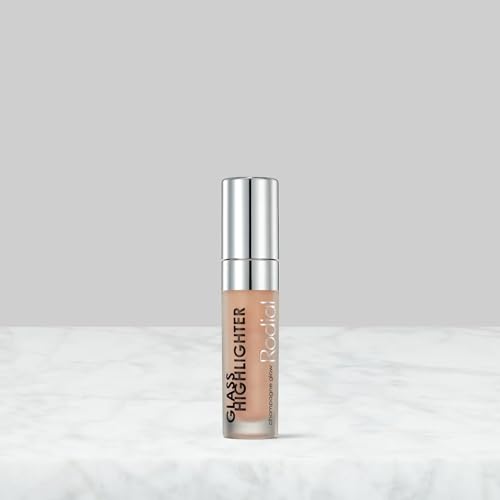 Rodial Glass Highlighter - Feather-Light, Silky Illuminating Fluid for Natural Luminous Glow, Oil-Free, 0.1 fl. oz.