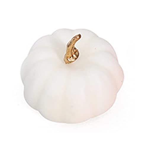 Artificial Pumpkins Set - 4 Multicolor Fall Halloween Thanksgiving Decor