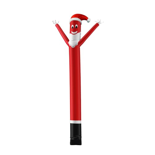 Santa Disguise Air Dancer Inflatable Tube Man - 20ft Christmas Waving Decoration with Blower Not Included