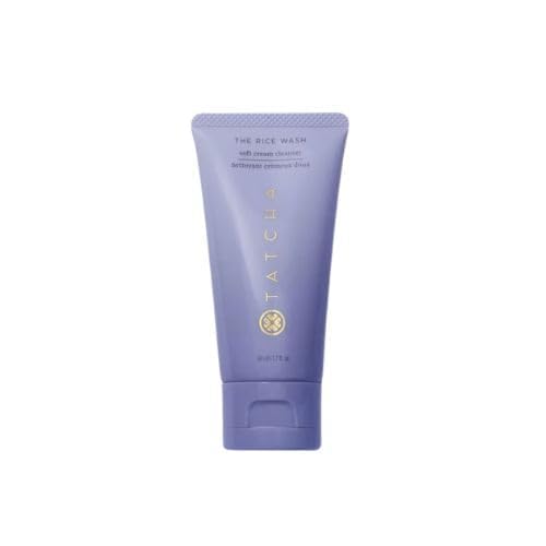 TATCHA The Rice Wash - Travel-Sized Soft Cream Facial Cleanser for Luminous Skin | 50 ml/1.7 fl. oz.
