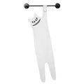 Funny White Cat Hand Towels - Cute Hanging Kitchen Towel - White-1