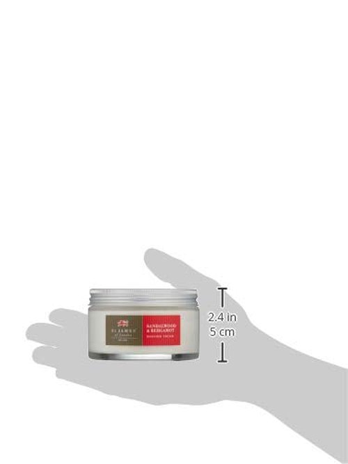 St James of London Sandalwood & Bergamot Shave Cream Jar, 5.07 oz