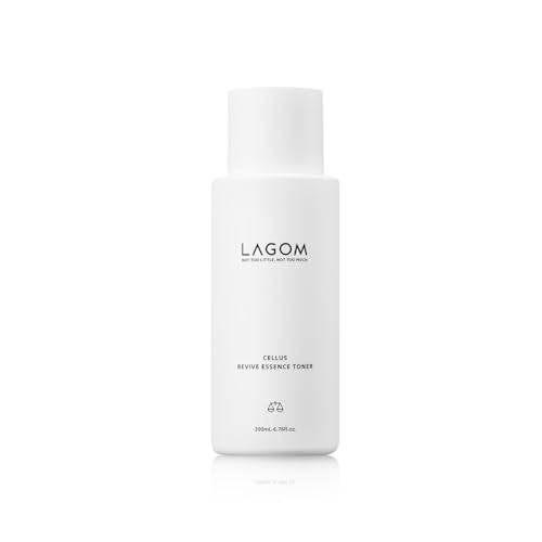 LAGOM Cellus Revive Essence Toner - Natural Replenishment with 3-Layer Hyaluronic Acid | 6.76 Fl Oz