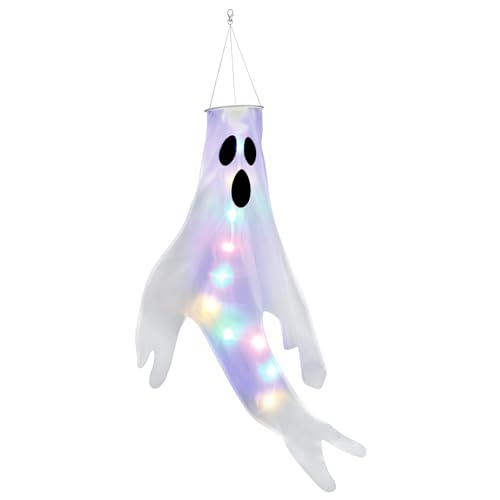 Halloween Light Up Flying Ghost Decoration Outdoor Hanging Lights