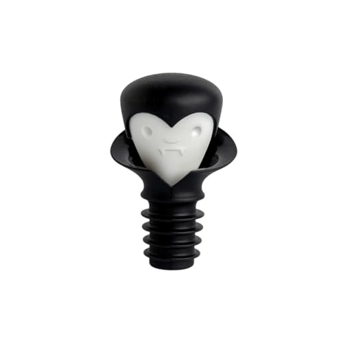 Gothic Vampire Wine Stopper & Pourer - Halloween Gift, Kitchen Accessory - Count Corkula Variation
