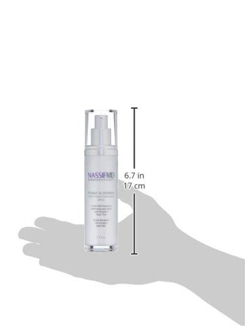 NassifMD Protect and Hydrate SPF 44 - Universal Tinted Moisturizer with Hyaluronic Acid | BB Cream Sunscreen