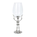 Gothic Skull Wine Glass Skeleton Goblet with Bone Hand Base - Dark Aesthetic Decor (Variation C)