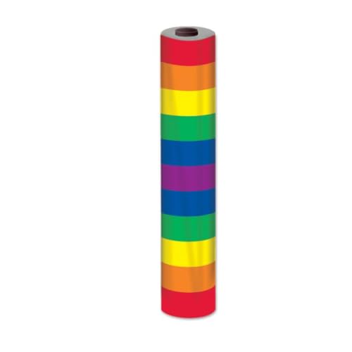 Rainbow Plastic Table Roll for Parties - 40 Inch x 100 Feet, Unicorn & Rainbow Theme
