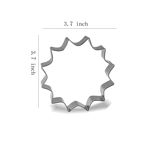 Large Halloween Cookie Cutter Set - 6 Stainless Steel Shapes for Baking & Crafts