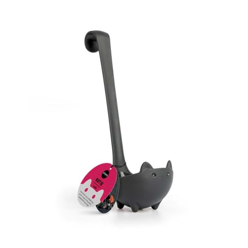 Katie Black Cat Soup Ladle - Halloween Gift for Cat Lovers, Fun Kitchen Accessory