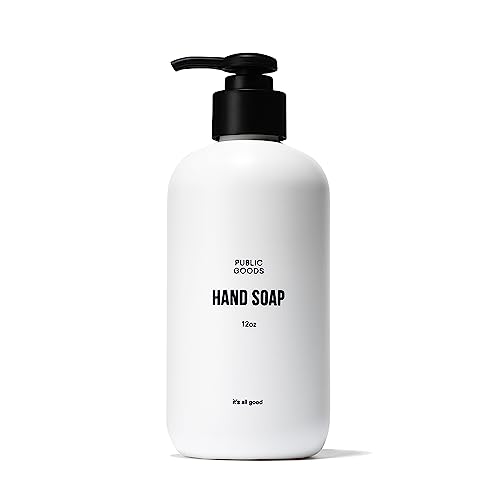 Natural Liquid Hand Soap with Essential Oils - 12 Fl Oz Bottle for Kitchen & Bathroom