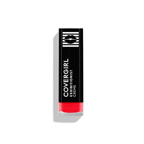 COVERGIRL Exhibitionist Cream Lipstick Lit a Fire - Long Lasting, Hydrating Lip Color