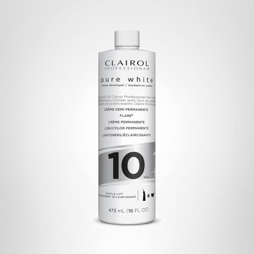 Clairol Professional Pure White 10 volume Crème Developer, 16 oz
