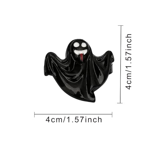 Set of 6 Ghost Napkin Rings Halloween Thanksgiving Wedding Decor