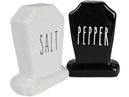Tombstone Salt & Pepper Shaker Set - Halloween Kitchen Decor - Fall Tabletop Accessories - Hanna's Handiworks - Variation of Tombstone Salt & Pepper