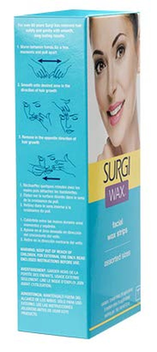 Surgi-Wax Facial Wax Strips (Pack of 3)