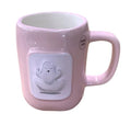 Halloween Pink Coffee Mug with Ghost Design - Rae Dunn Nama Stay Ghostly Variation
