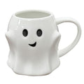 Halloween Ghost Mug 3D Cute Ghostface Ceramic Coffee Cup - White Variation